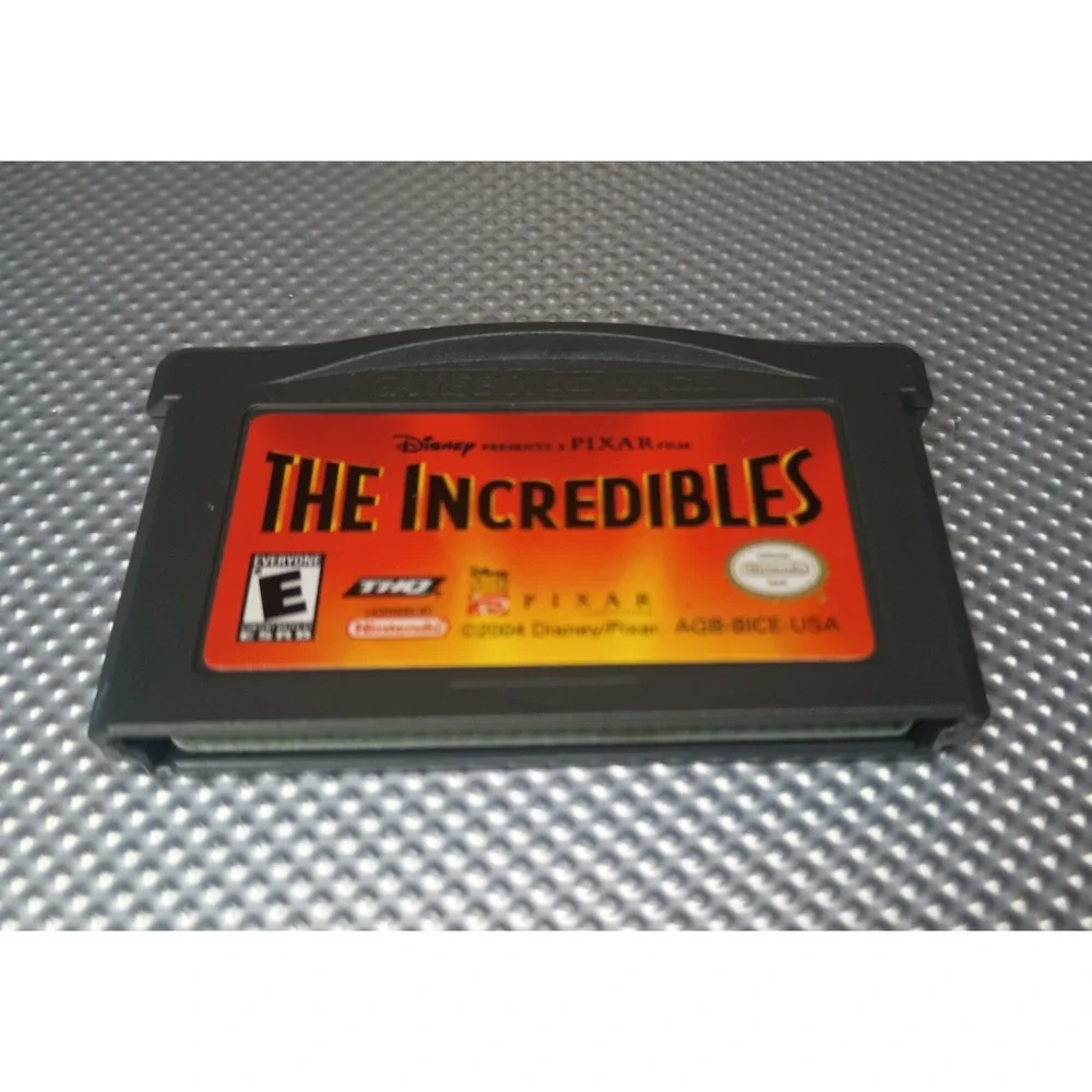 The Incredibles Nintendo Game Boy Advance GBA Cart Only Tested Working Very Good
